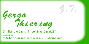 gergo thiering business card